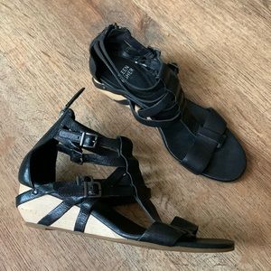 Eileen Fisher Leather Sandals Shoes Sz 6